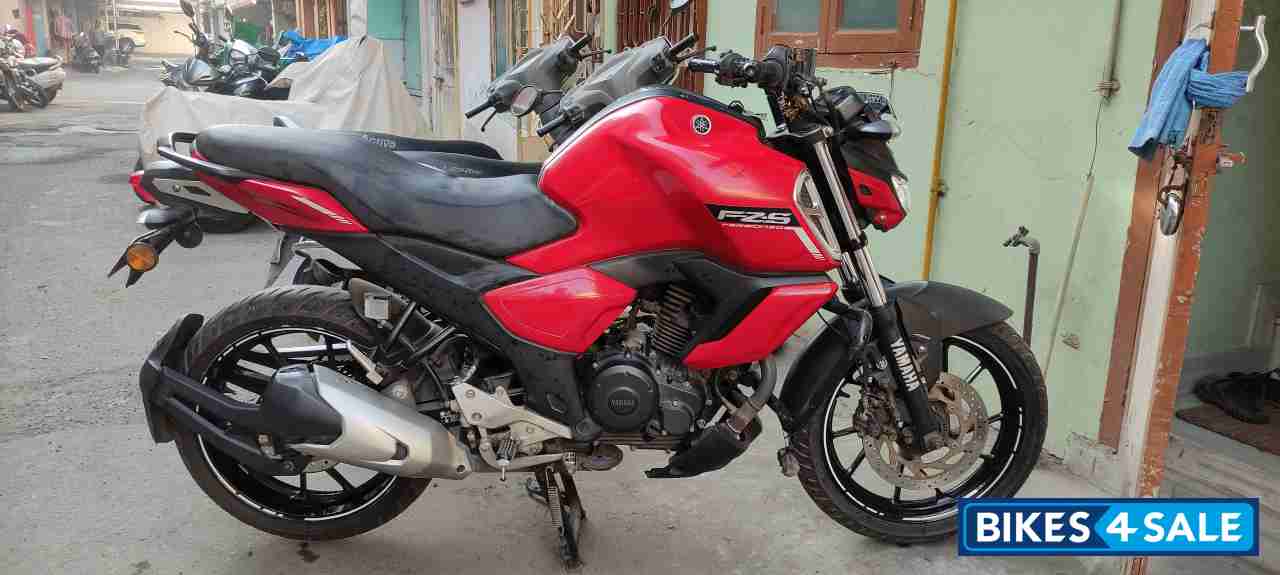 Red Yamaha FZ-S FI V3 BS6