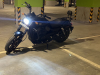 Black Harley Davidson Street 750