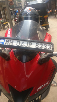 Red Yamaha YZF R15 V3