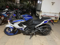Blue White Bajaj Pulsar RS 200 ABS