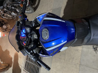 Blue White Bajaj Pulsar RS 200 ABS