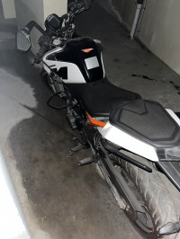 White KTM Duke 250