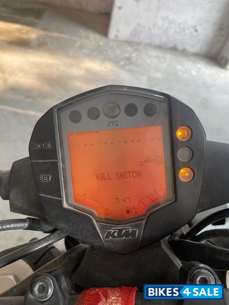 Black And Orange KTM Duke 250