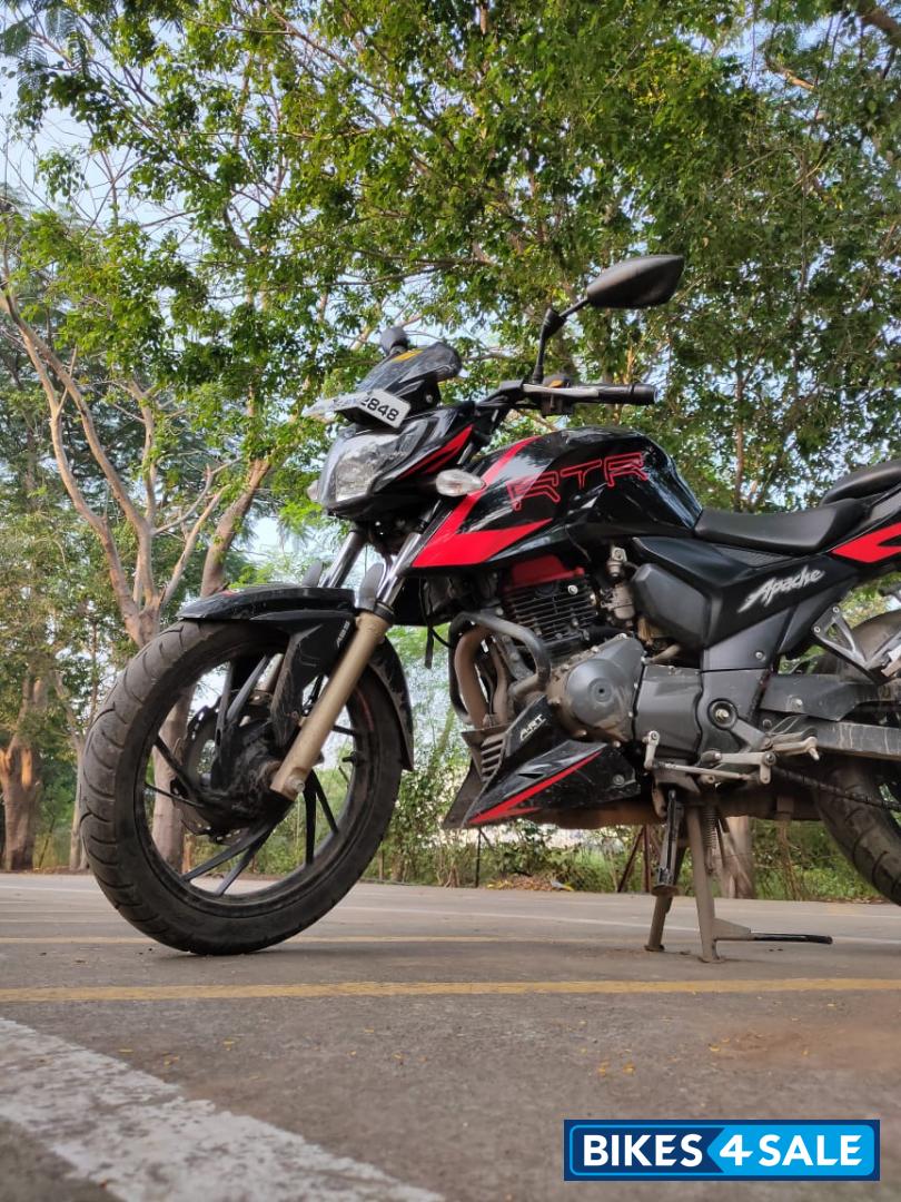 Black & Red TVS Apache RTR 200 4V ABS Race Edition 2.0
