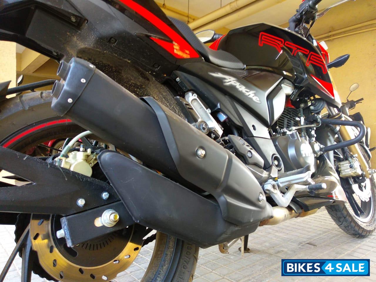 Black & Red TVS Apache RTR 200 4V ABS Race Edition 2.0