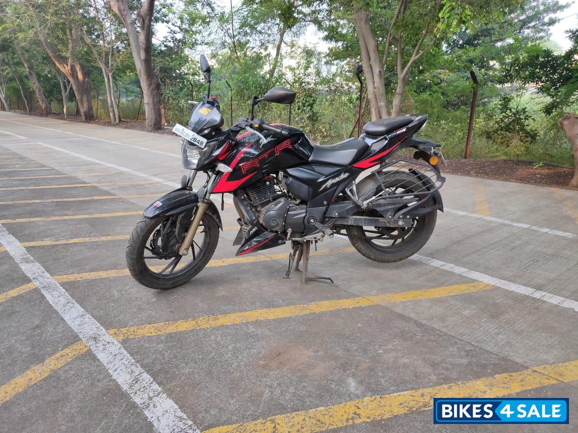 Black & Red TVS Apache RTR 200 4V ABS Race Edition 2.0