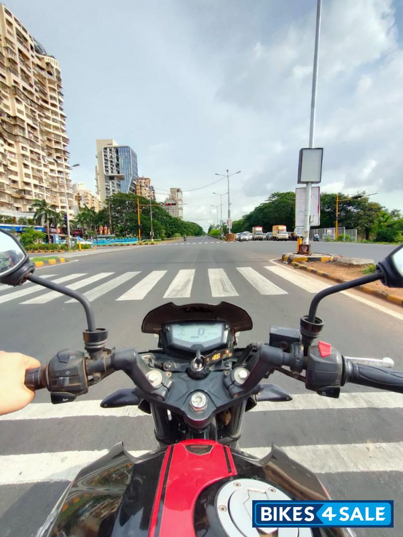 Black & Red TVS Apache RTR 200 4V ABS Race Edition 2.0
