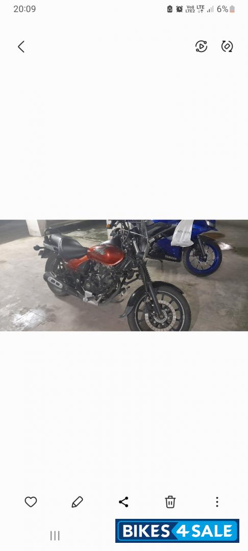 Black Red Bajaj Avenger Street 160