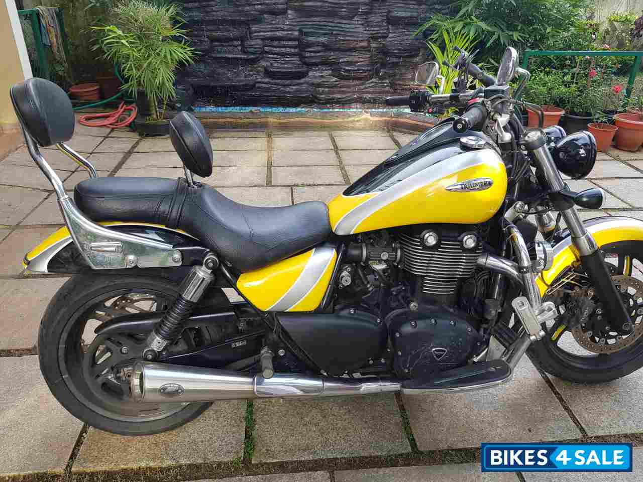 Yellow Triumph Thunderbird