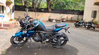 Blue Yamaha FZ FI V2