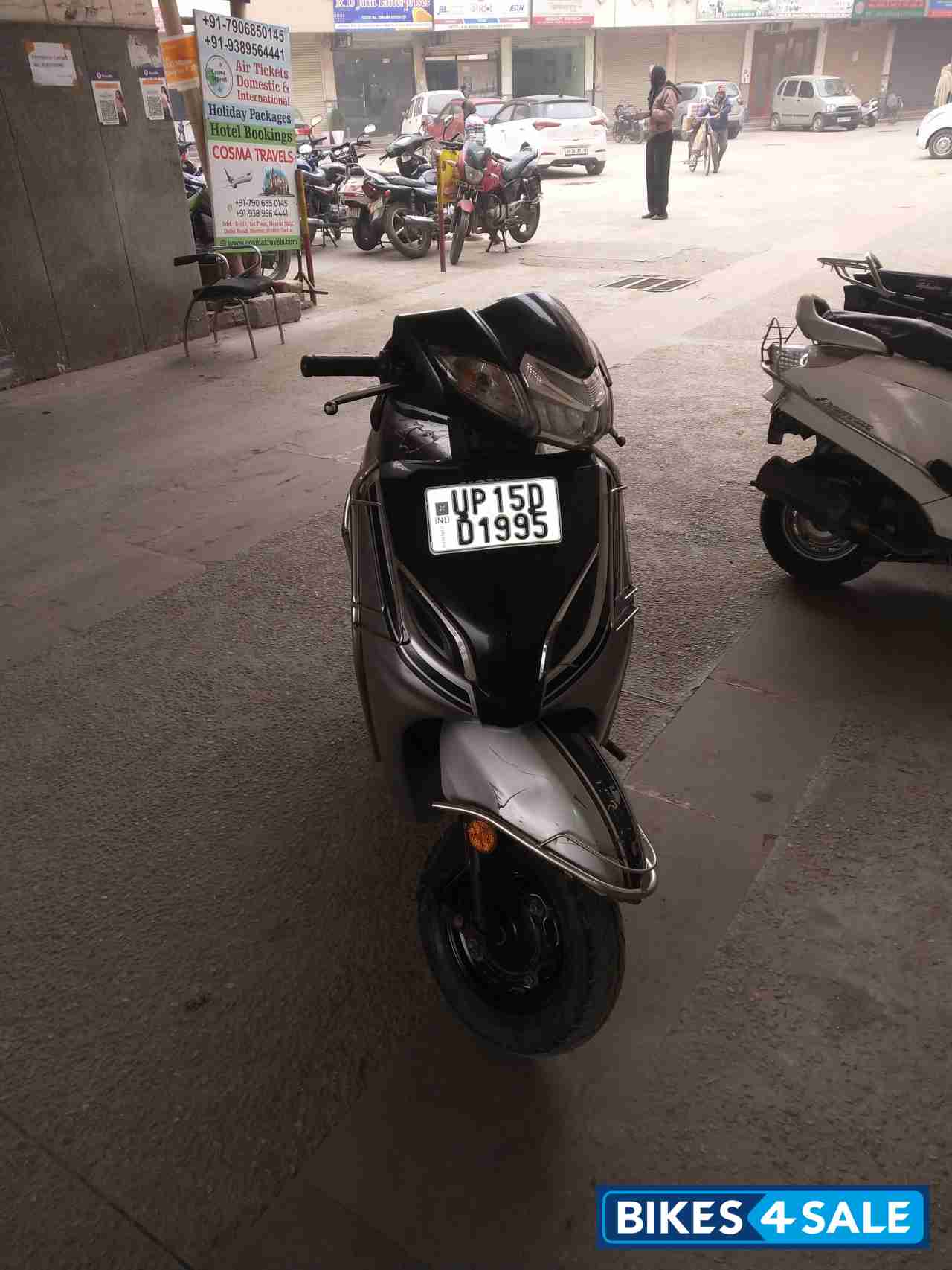 Black & Silver Honda Activa 5G