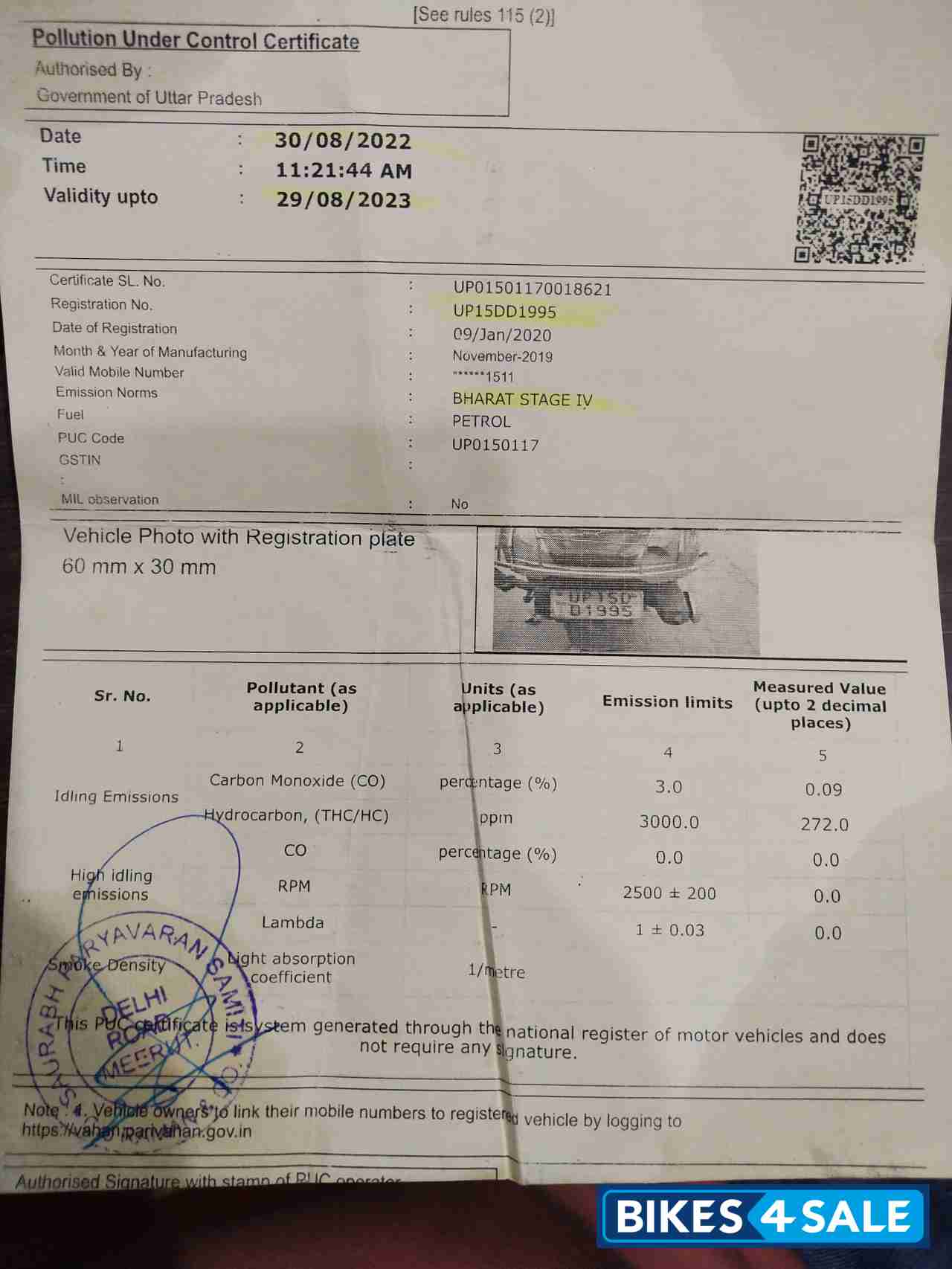 Black & Silver Honda Activa 5G