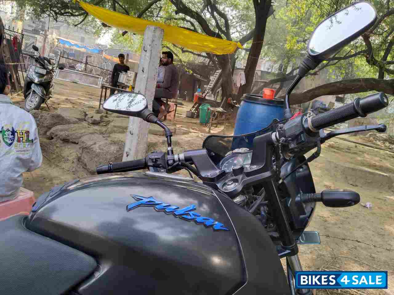 Grey With Blue Bajaj Pulsar 125 Neon BS6