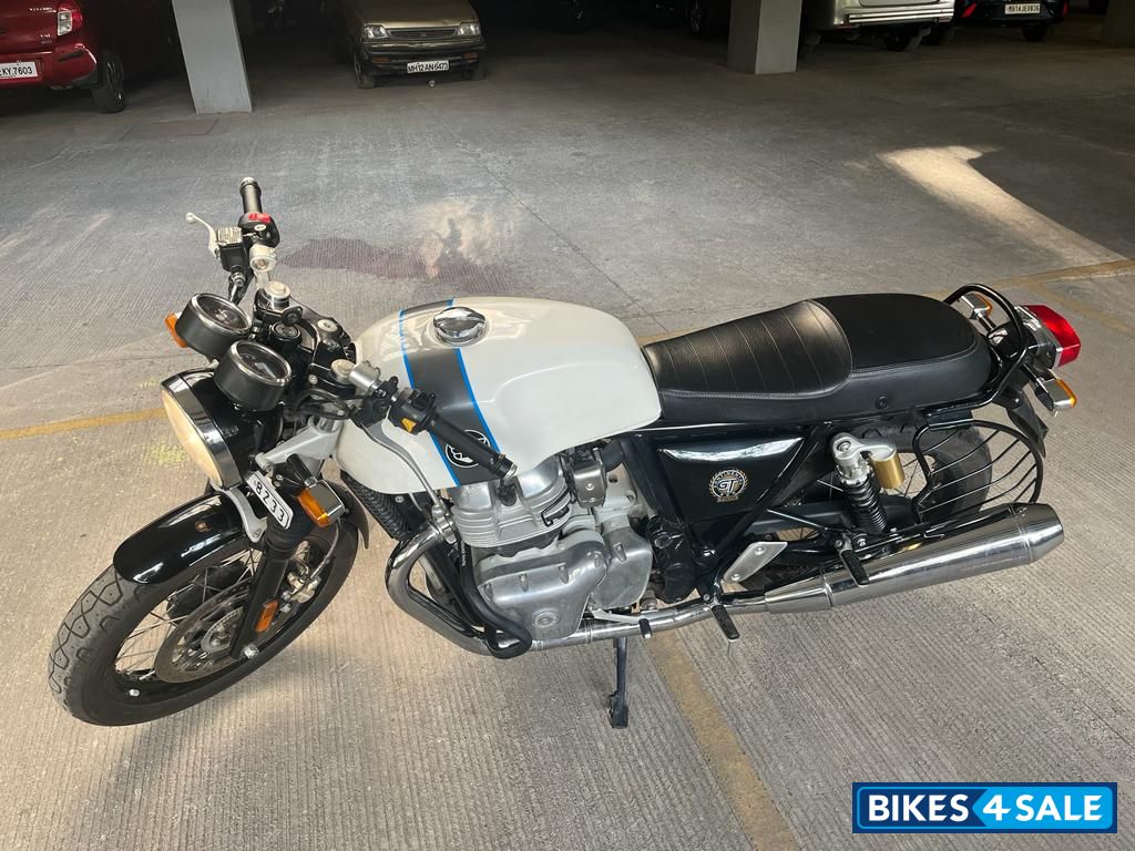 White Royal Enfield Continental GT 650 Twin