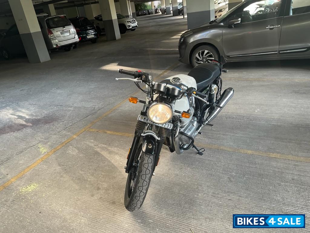 White Royal Enfield Continental GT 650 Twin