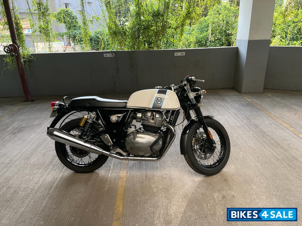 White Royal Enfield Continental GT 650 Twin