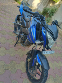 Blue Nd Black Bajaj Pulsar 200 NS