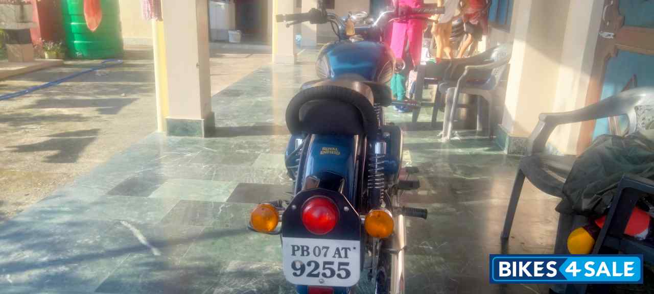 Blue Royal Enfield Classic 350