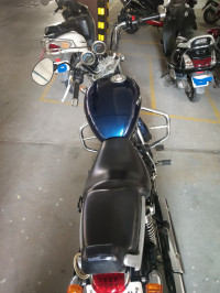Blue Royal Enfield Thunderbird 350