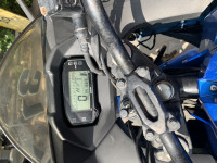 Blue Suzuki Gixxer SF