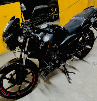 Black TVS Apache RTR 160