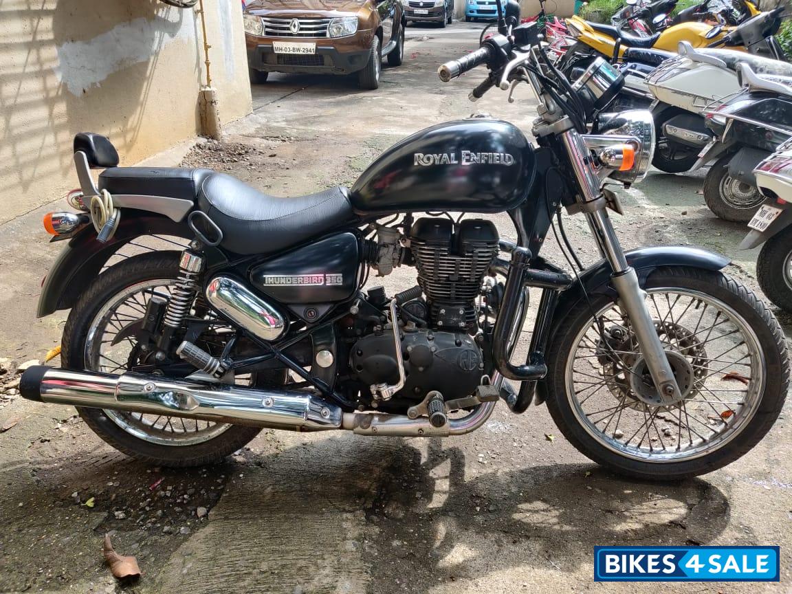 Matte Black Royal Enfield Thunderbird 350