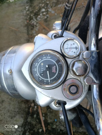 Silver Royal Enfield Bullet Electra