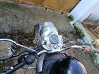Silver Royal Enfield Bullet Electra