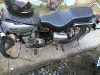 Silver Royal Enfield Bullet Electra