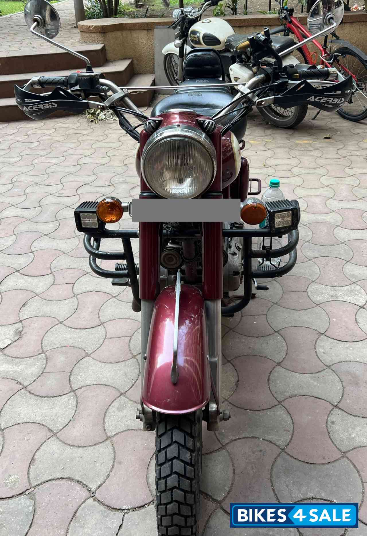 Maroon Royal Enfield Classic 500