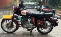 Maroon Royal Enfield Classic 500