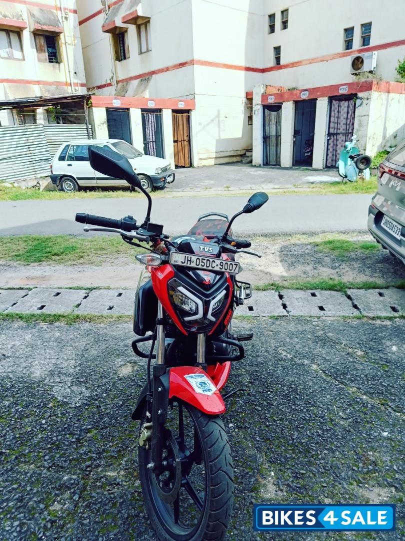 Red TVS Raider 125