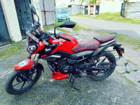 Red TVS Raider 125