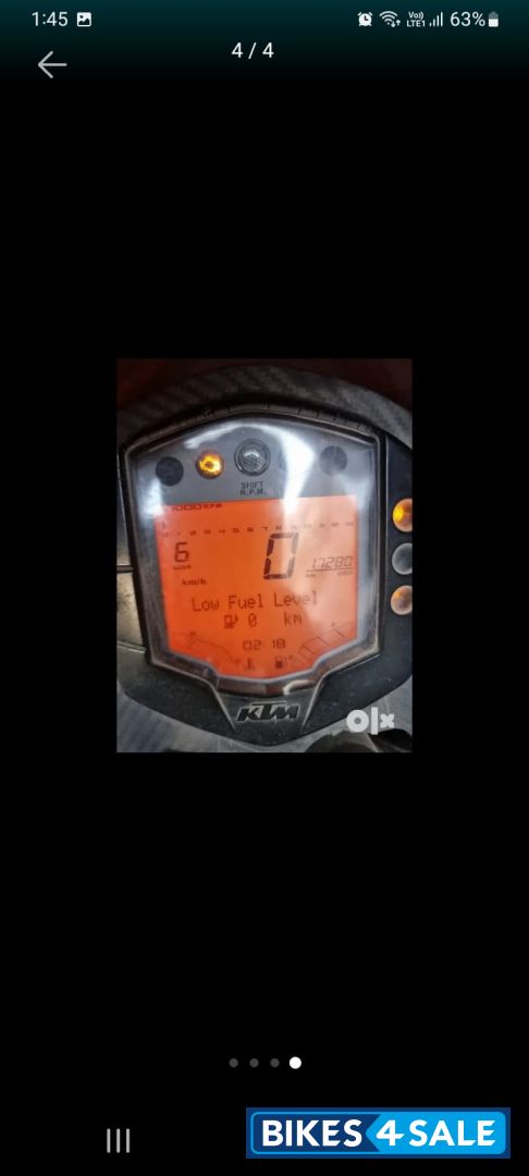 Orange And Black KTM Duke 390