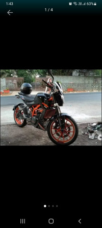 Orange And Black KTM Duke 390
