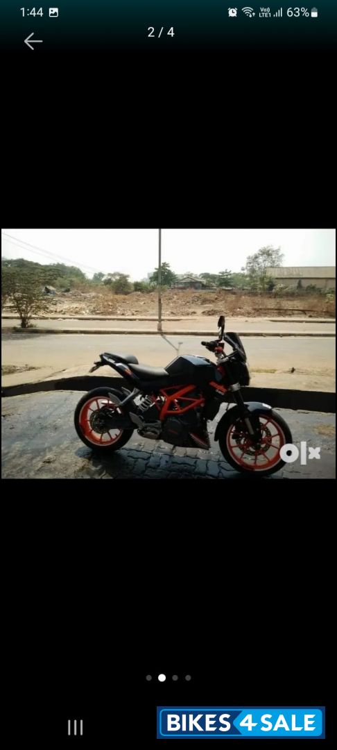 Orange And Black KTM Duke 390
