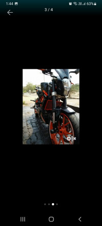 Orange And Black KTM Duke 390