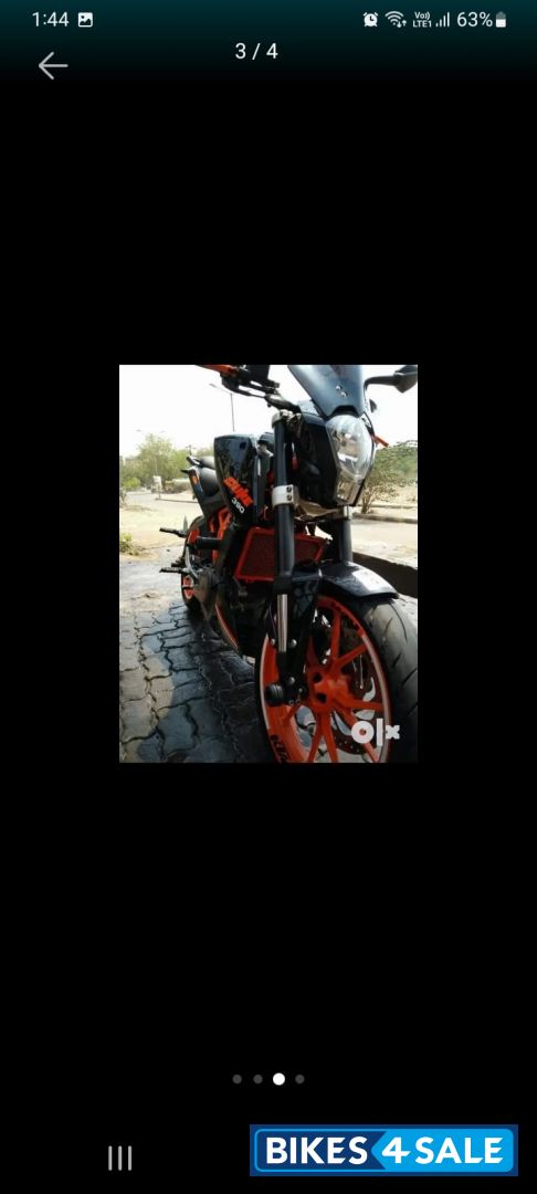 Orange And Black KTM Duke 390