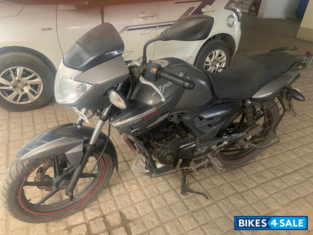 Grey TVS Apache RTR 160