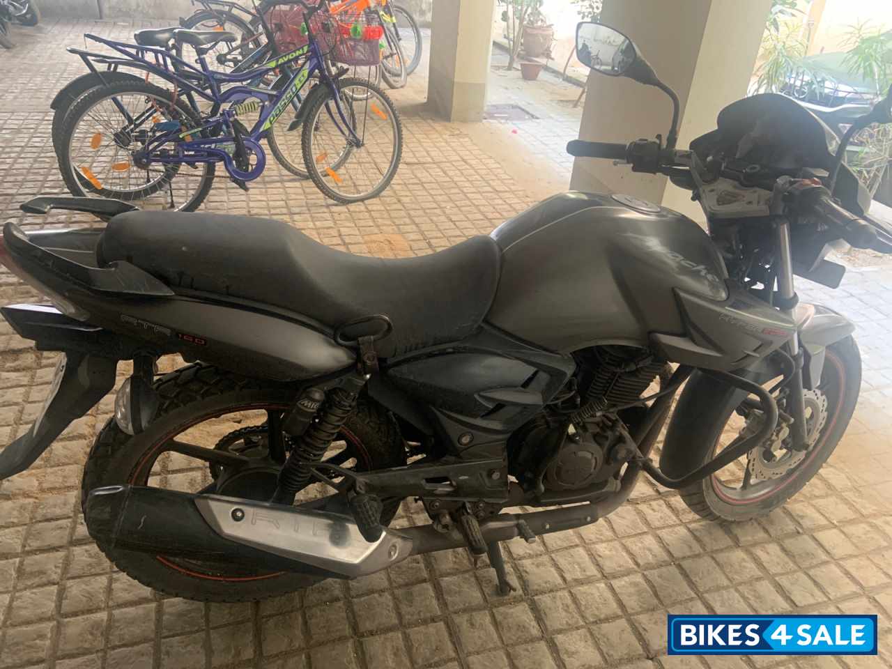 Grey TVS Apache RTR 160