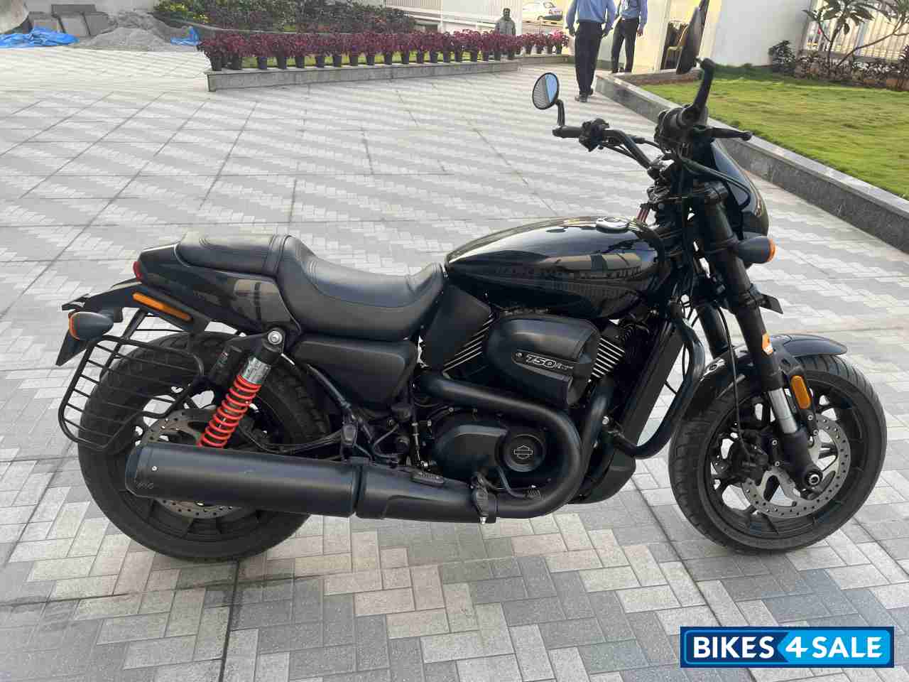 Black Harley Davidson Street Rod