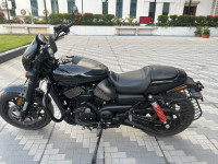 Black Harley Davidson Street Rod