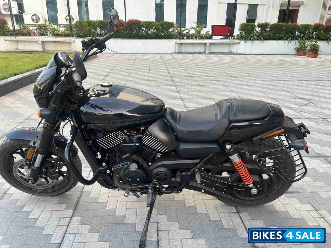 Black Harley Davidson Street Rod