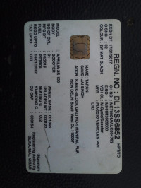 Black Aprilia SR 150