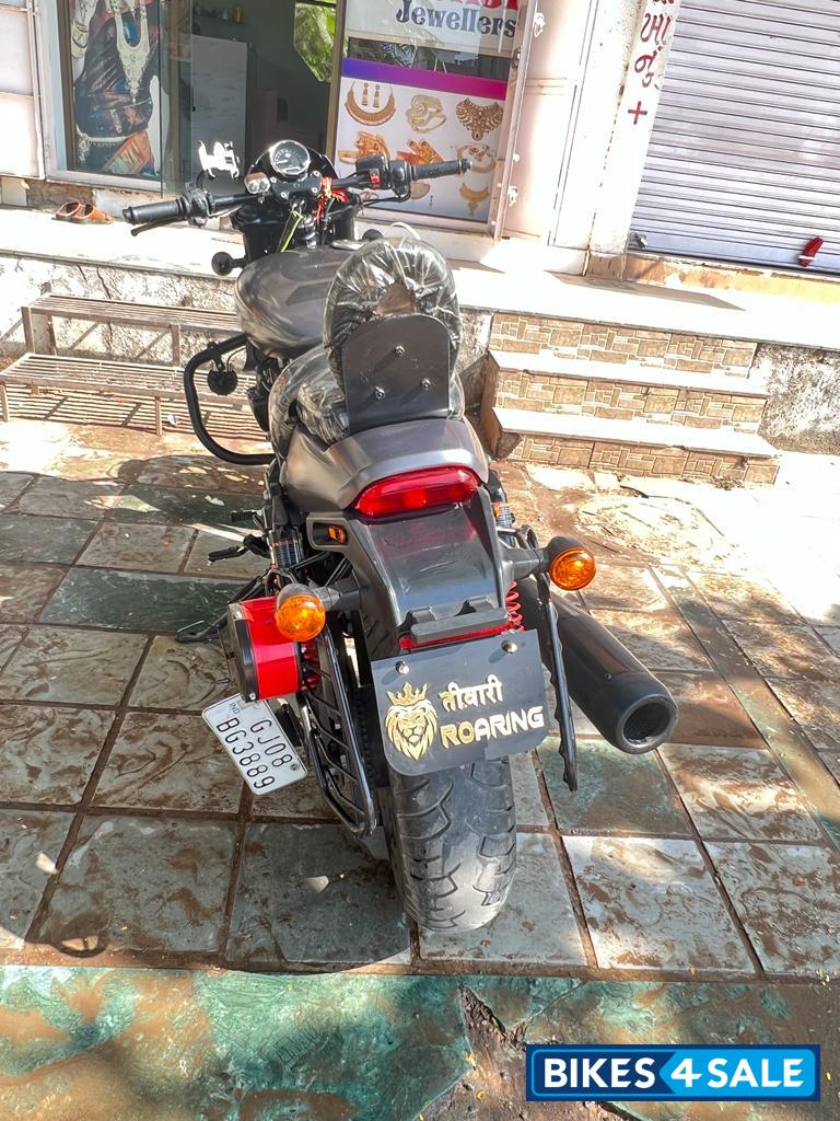 Silver Harley Davidson Street Rod