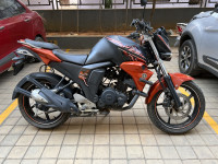 Black & Orange Yamaha FZ-S FI V2