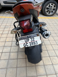 Black & Orange Yamaha FZ-S FI V2