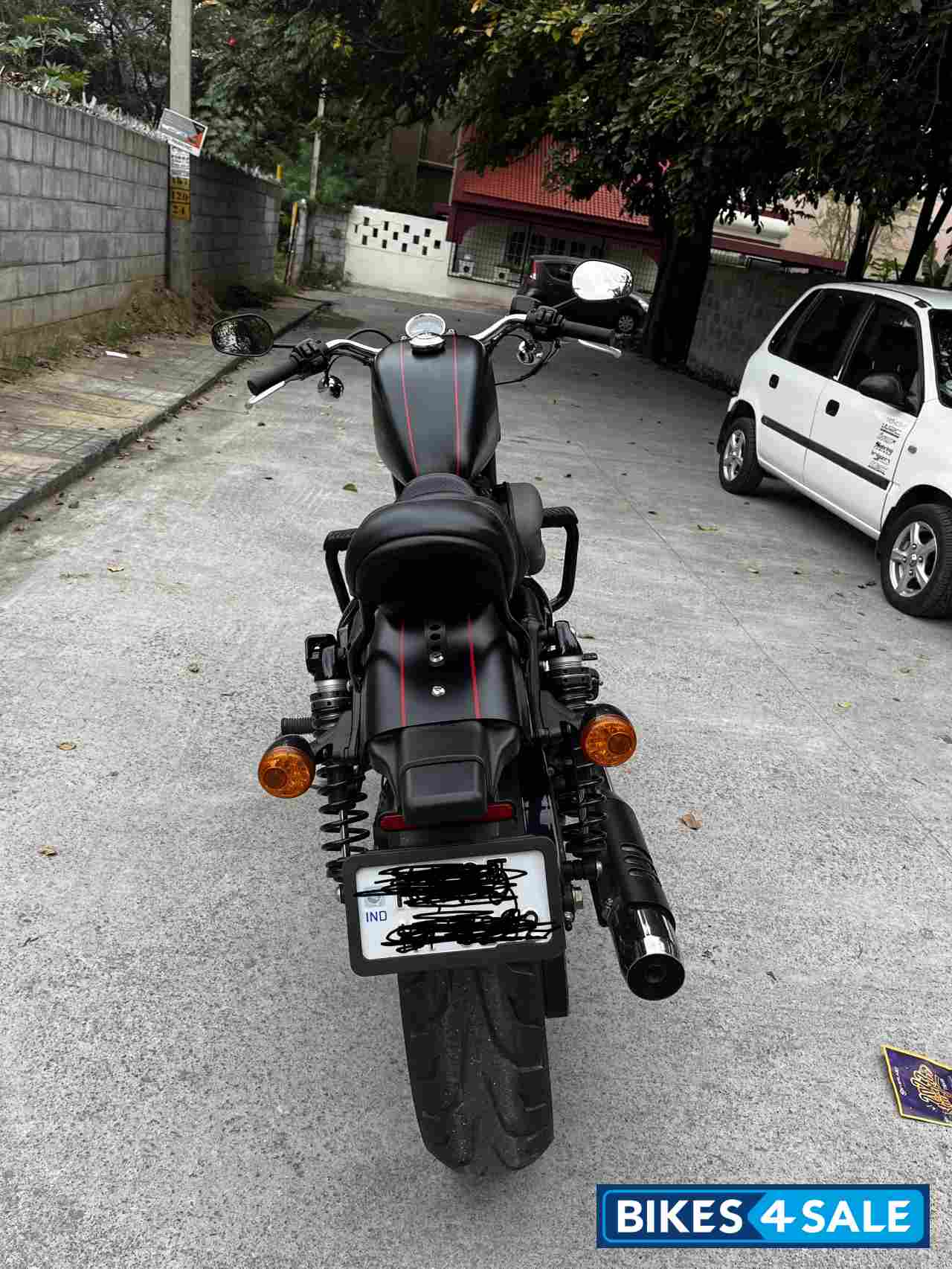 Mat Black Harley Davidson Roadster