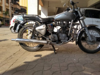 Silver Royal Enfield Bullet Electra