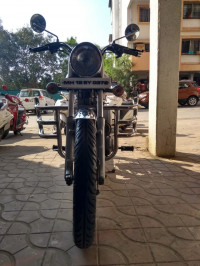 Silver Royal Enfield Bullet Electra